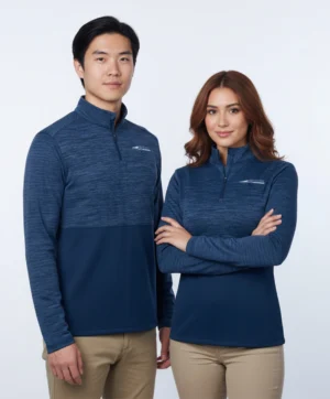 SHADOW TONAL HEATHER 1/4 ZIP PULLOVER