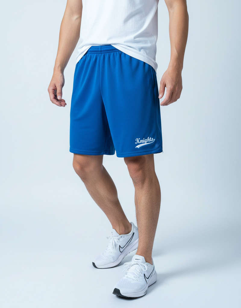 WICKING MESH ATHLETIC SHORTS