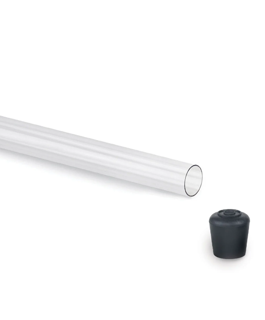 CLEAR LEXAN ILLUSION FLAG POLES