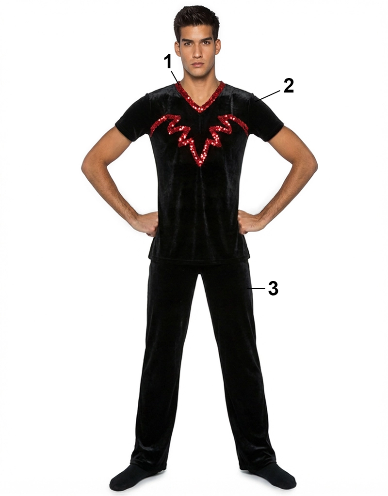 Rhythm Male 2-Piece Guard Uniform MCG1602