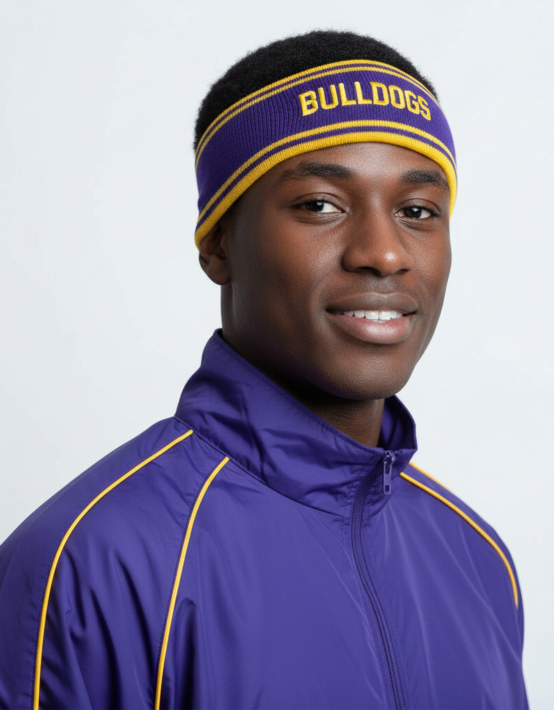 FLEECE TWO COLOR HOMECOMING HEADBAND