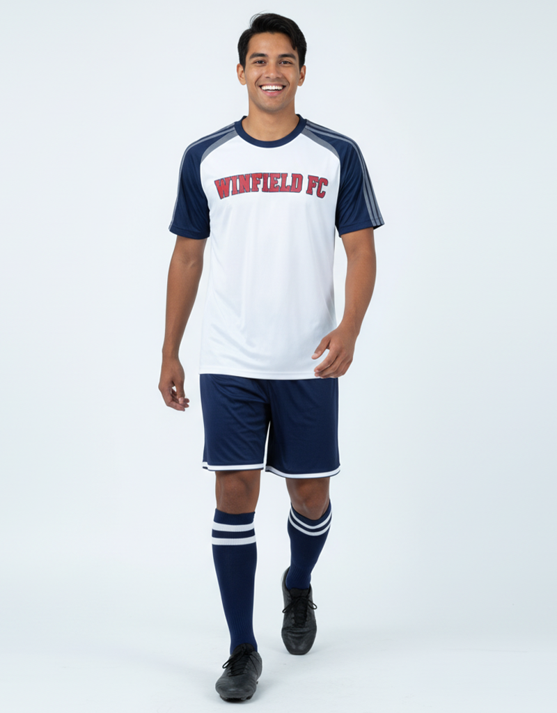 SUBLIMATED TURBO V-NECK SOCCER JERSEY