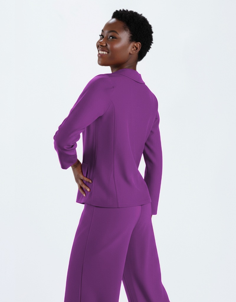 Stretch Suit Blazer, Pants &Amp; Bra Top Set 2 Stretch Suit Blazer, Pants & Bra Top Set AH12576/AH12577