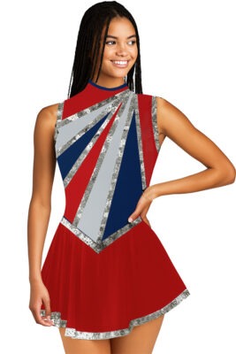Majorette Twirler Dress Out Of Sight