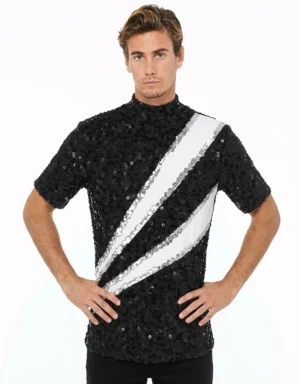 Attitude Is Everything Microsequins Male Top M9466