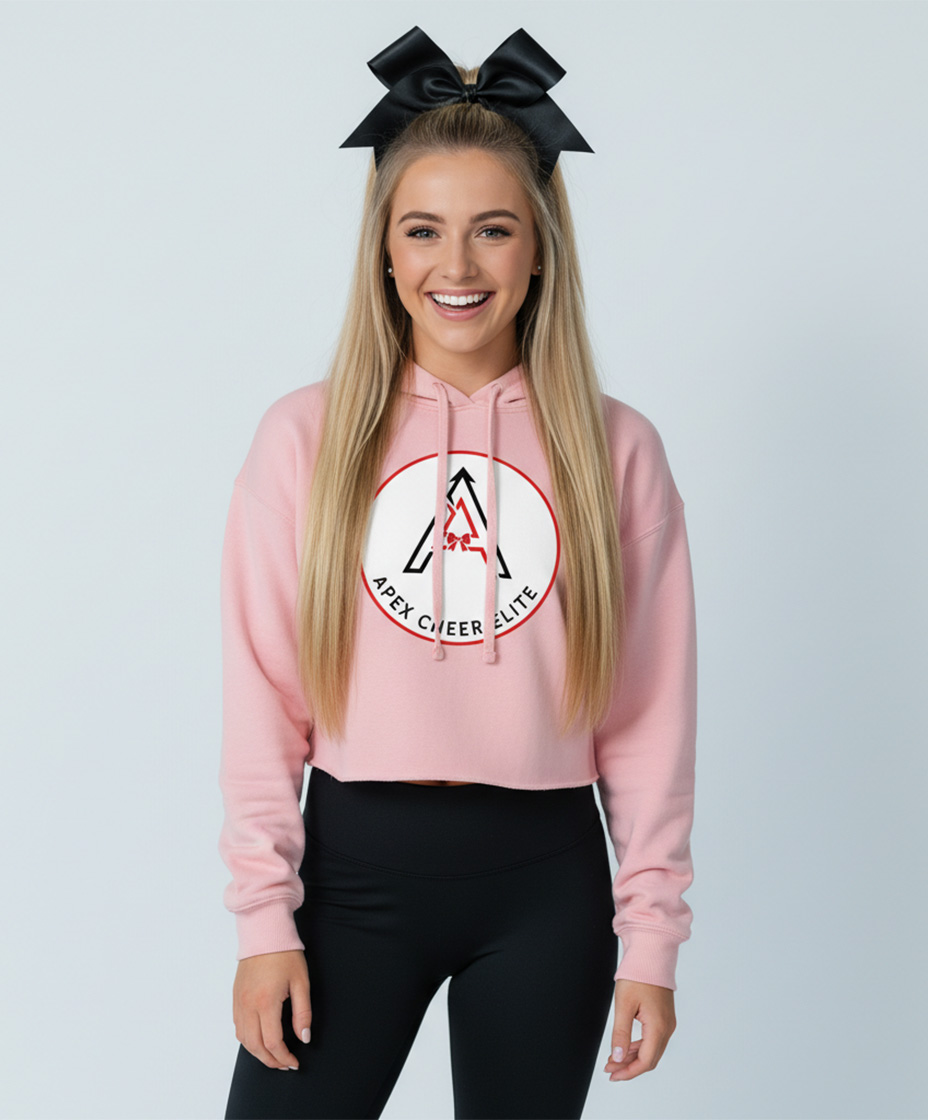 BELLA + CANVAS LADIES' CROPPED FLEECE HOODIE