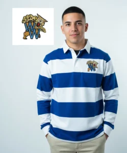 SPORT-TEK CLASSIC LONG SLEEVE RUGBY POLO