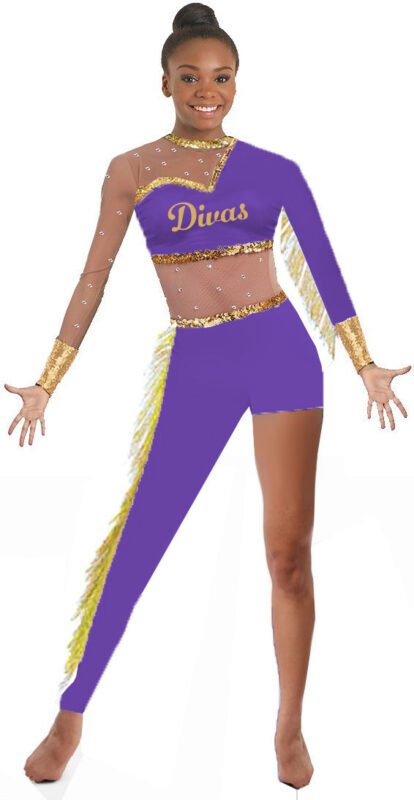 Yours Truly Custom Majorette Leotard 24521 - Image 5