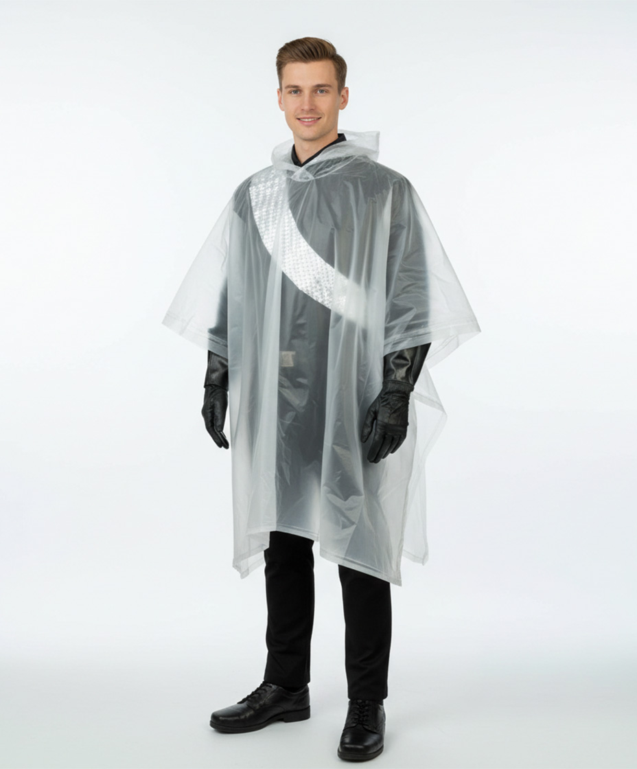 ECONOMY CLEAR VINYL PONCHO