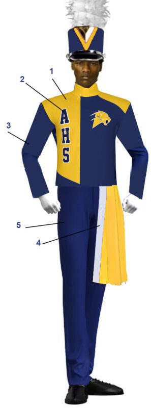 Printed Band Uniform DS32325 - Image 2