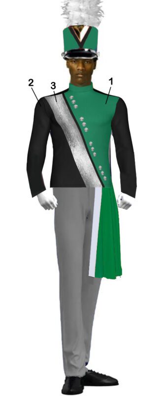 Printed Band Uniform DS32625 - Image 2