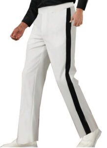 Striped Band Trousers