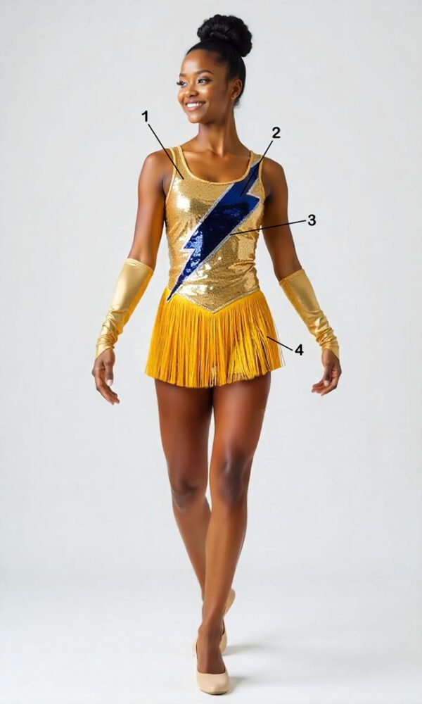 Golden Hour Majorette Bodysuit B33125  - Image 2