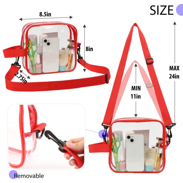 Clear Crossbody Bag 321211 - Image 3