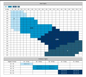 Shimmer Tights W190 2 ShimmerTightsSizeChart