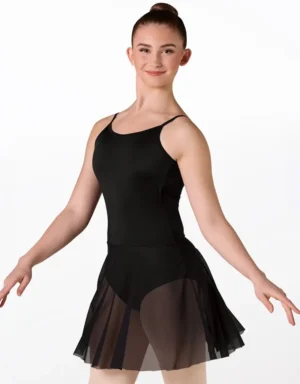 Camisole Dress With Mesh Skirt D12071