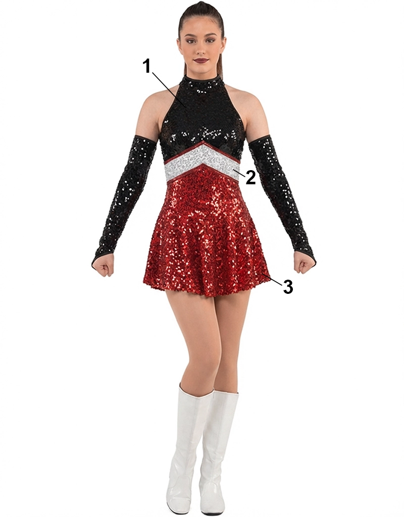 Joie de Vivre Sequin Dress D33026