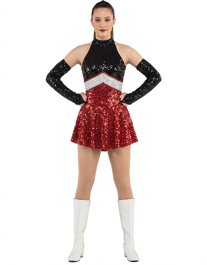 Custom Majorette Dress D33026 1 Custom Majorette Dress D33026