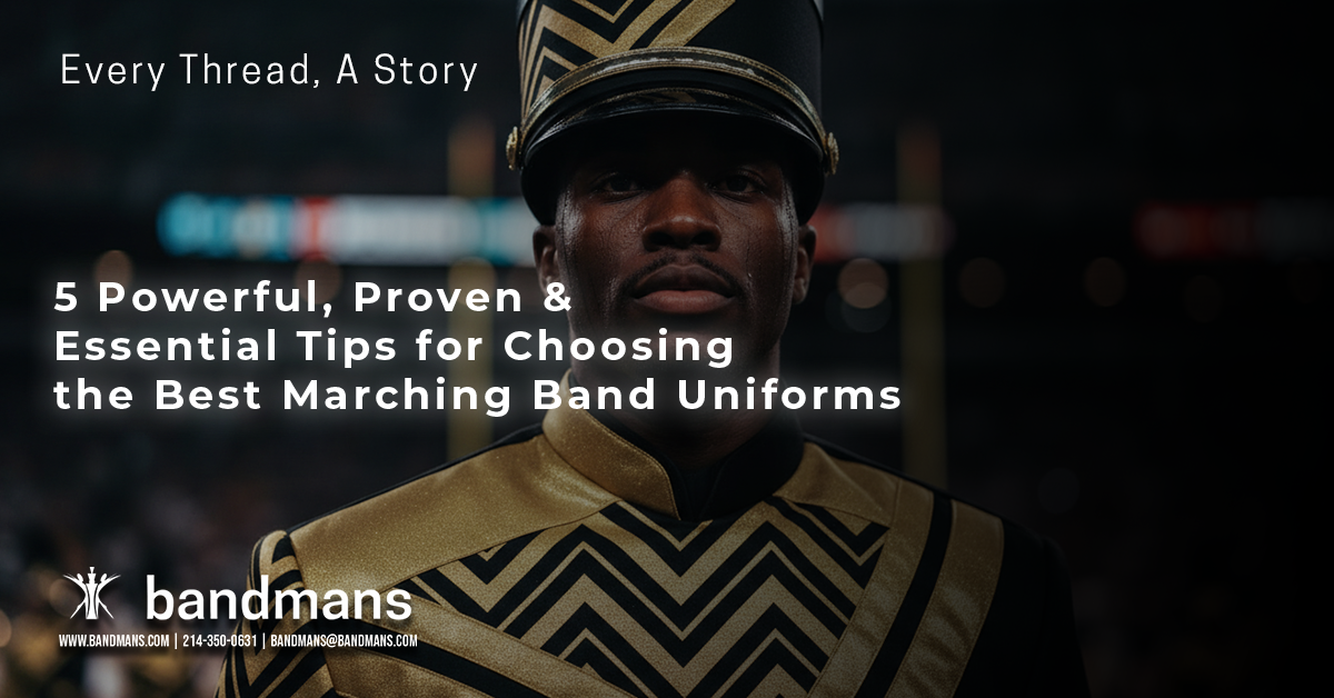 5 marching band uniforms feature