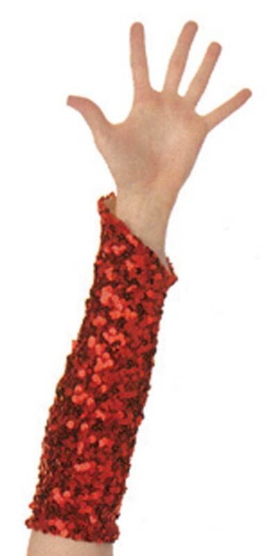 SEQUIN BELOW THE ELBOW GAUNTLETS