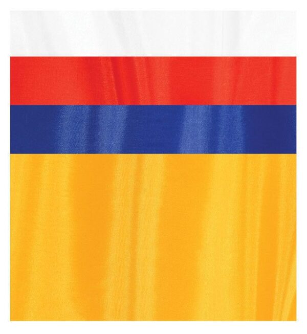 V-1 POLY CHINA SILK RECTANGULAR FLAGS
