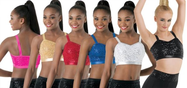 SEQUIN PERFORMANCE TOP AND LEGGINGS