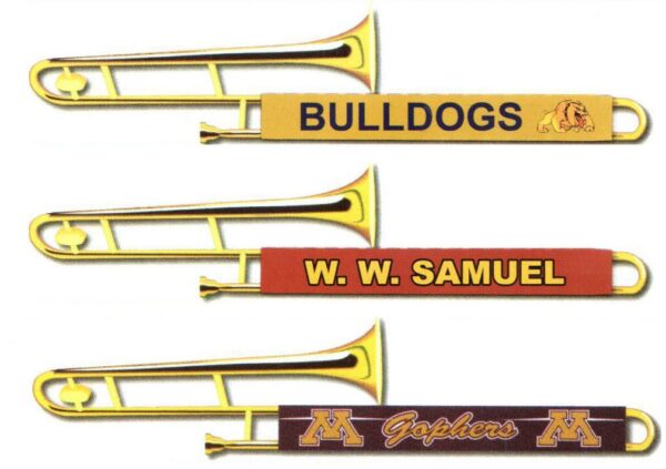 EMBROIDERED TROMBONE SLIDE COVER