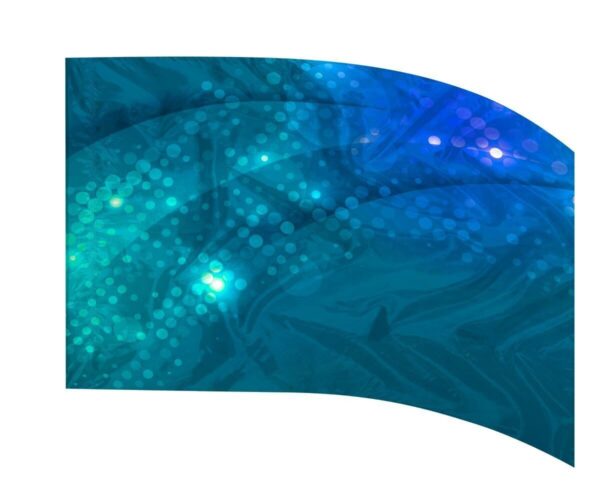 TURQUOISE GLAMOUR F1 DIGITAL FLAG