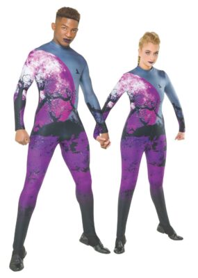 PURPLE MOON DIGITAL UNITARD