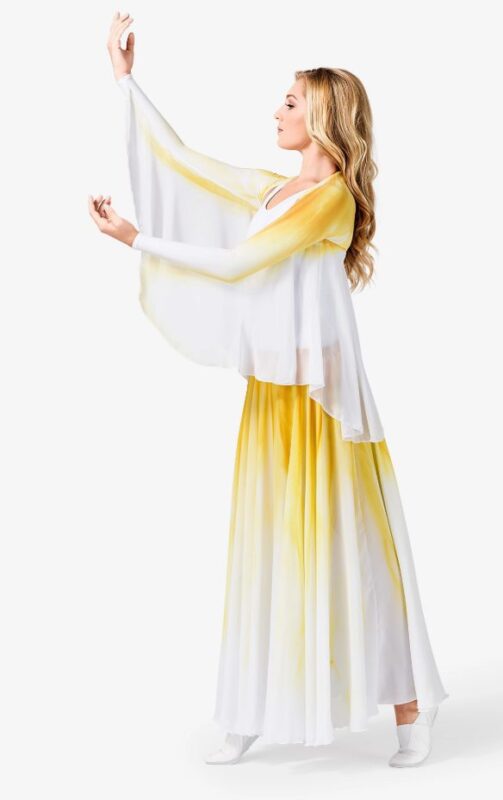 WORSHIP WATERCOLOR SKIRT