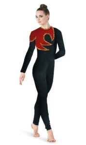 JUMPSUIT J844 #SIDE FLAME