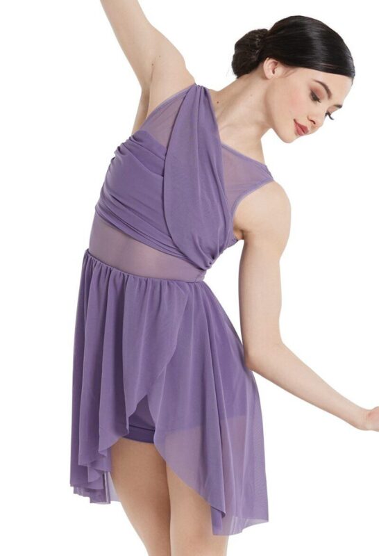 MESH WRAP DRESS