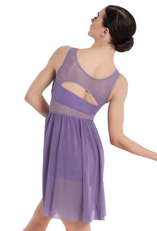 MESH WRAP DRESS
