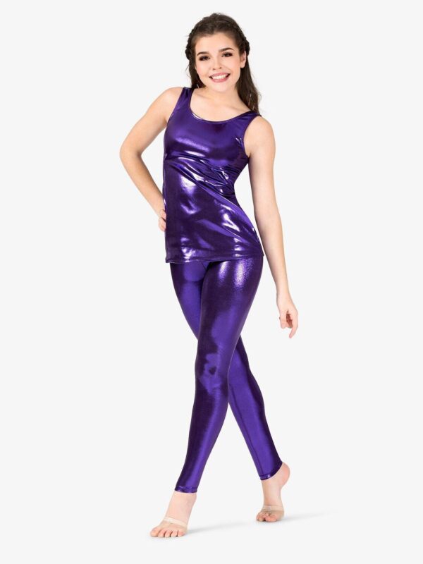 METALLIC DANCE TANK TOP & LEGGINGS