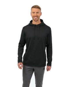 ADIDAS - TEXTURED MIXED MEDIA HOODED SWEATSHIRT