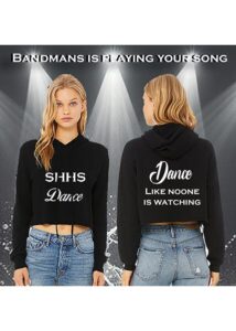 BELLA + CANVAS LADIES' CROPPED FLEECE HOODIE